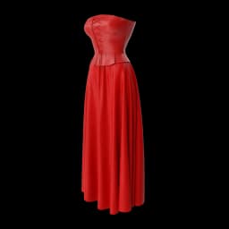 Corset Leather With Skirt
