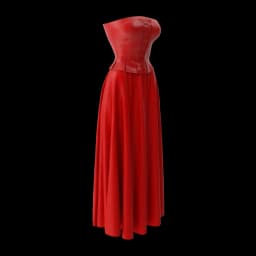 Corset Leather With Skirt