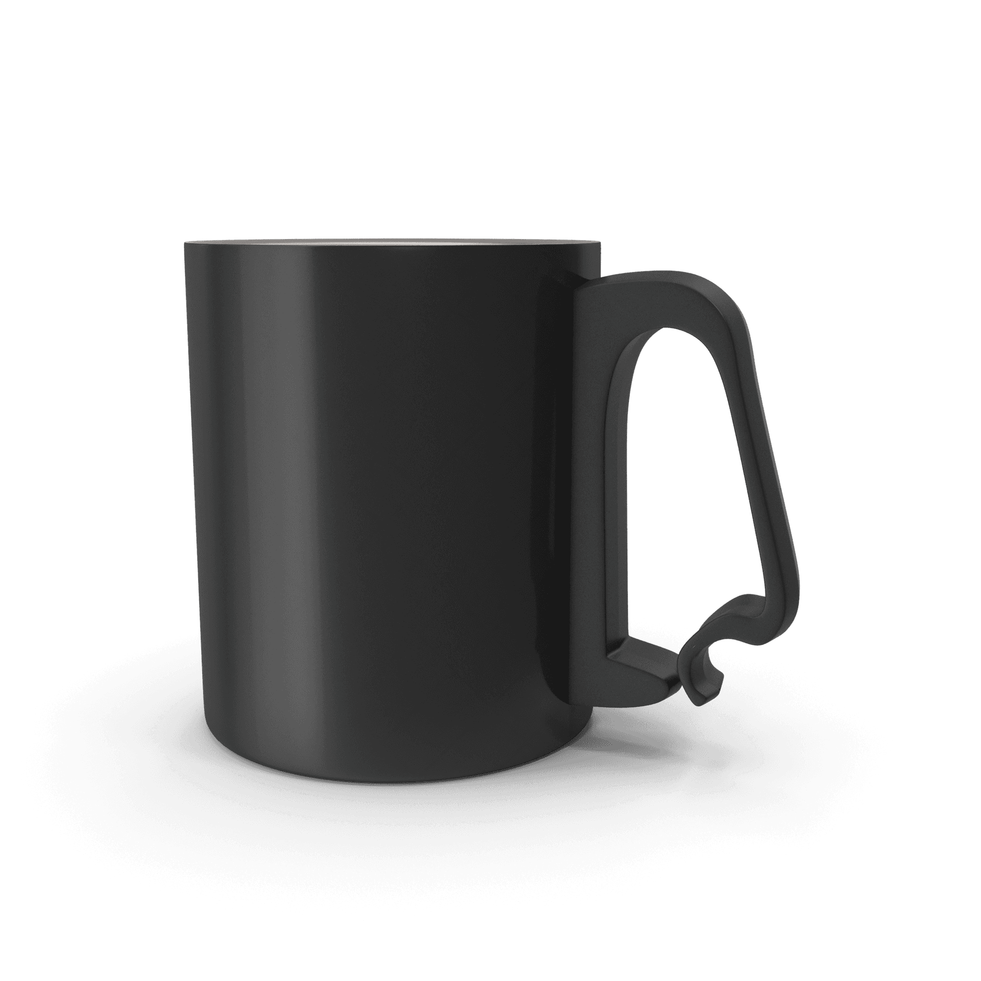 Black Aluminium Cup