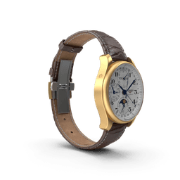 Brown Leather Belt Watch