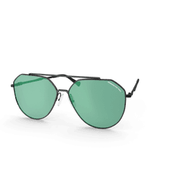 Green and Black Glasses