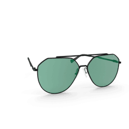 Green and Black Glasses