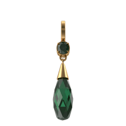 Green Crystal Earring